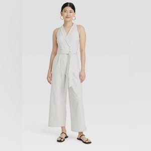 A New Day Women's Wide Leg Sleeveless Jumpsuit Full Length